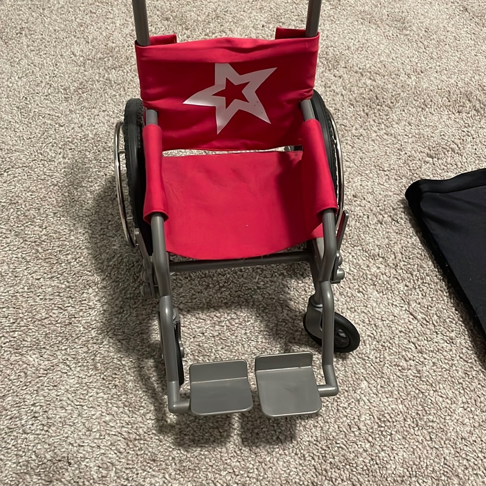 American girl doll wheel chair